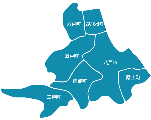 八戸圏域地図